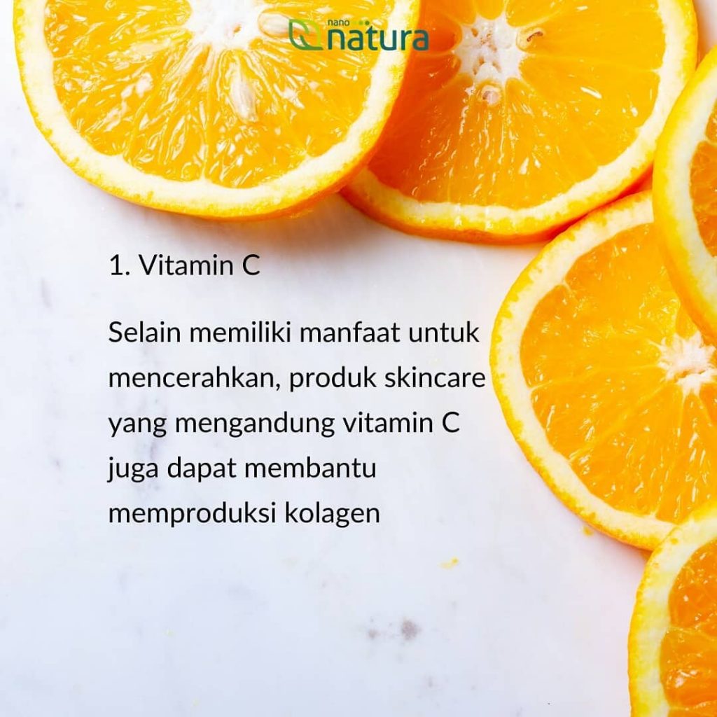 kandungan skincare dengan vitamin c