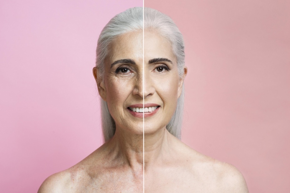 wanita dengan anti aging